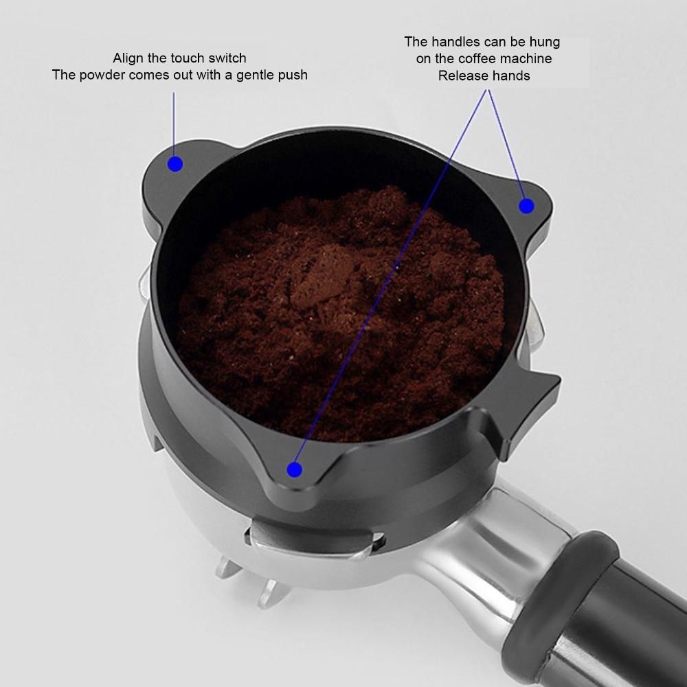 Splash Proof Dosing Ring Rotatable Coffee Dosing Funnel Dosing Funnel  Coffee Brewing