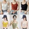 Rayon Short Padded Camisole Tank Top