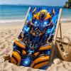 Car robots Battle Beach Towel Microfiber Beach Towel, Lightweight and Quick-Dry, for Summer Travel, Swimming Pool Fan Birthday Gift