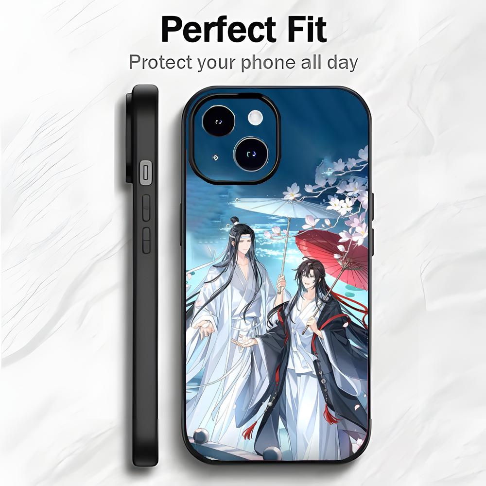 Fantasy Chinese Anime M-Mo Dao Zu Shi Phone Case Phone Case Soft Packaging Lightweight For iPhone17 16 15 14 13ProMax
