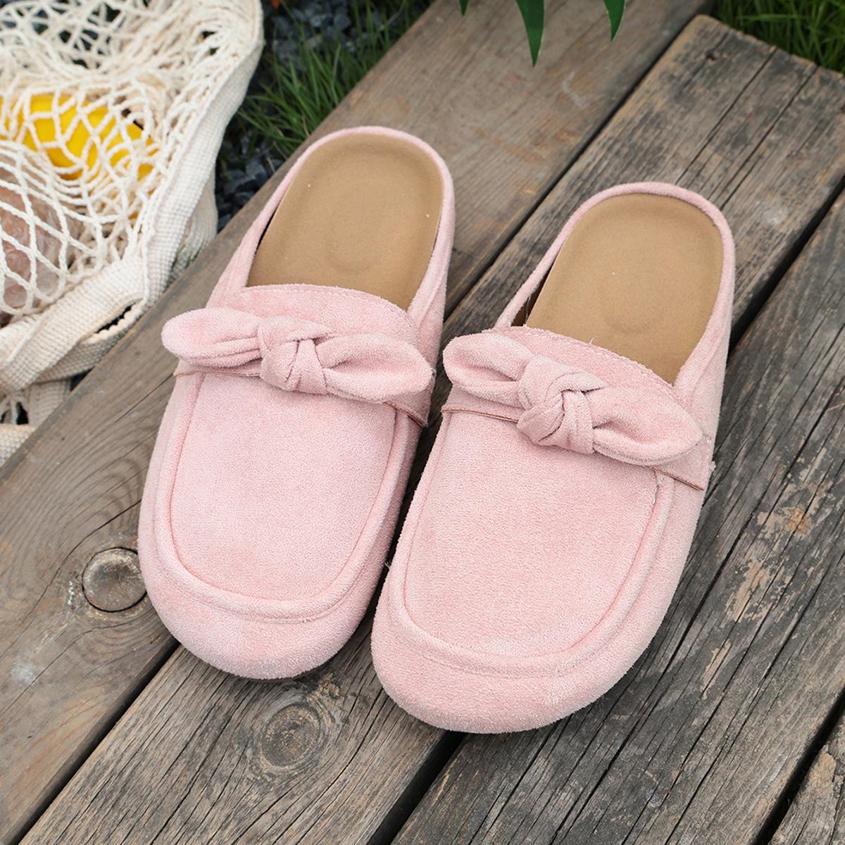 Baotou Shoes - Women s Shoes - Casual Shoes - Low-cut Shoes - Soft-soled Sandals 36 розовый