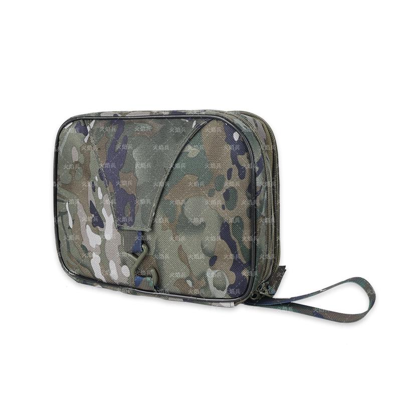 Double-Layer Travel Toiletry Bag with Hook