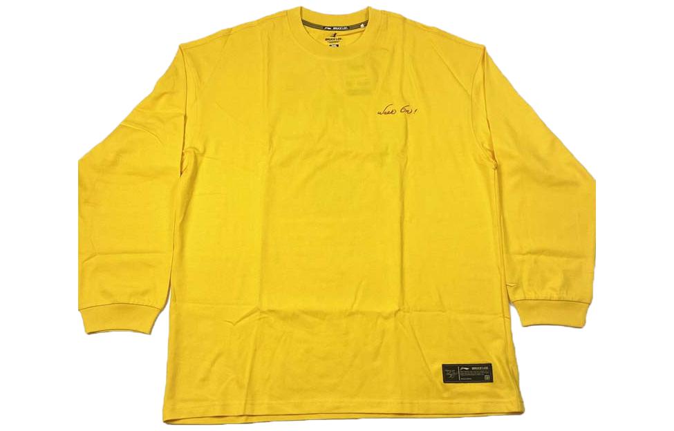 Li Ning Sports Trendy Collection T Shirt Men s Yellow AHSRB85-3 XL