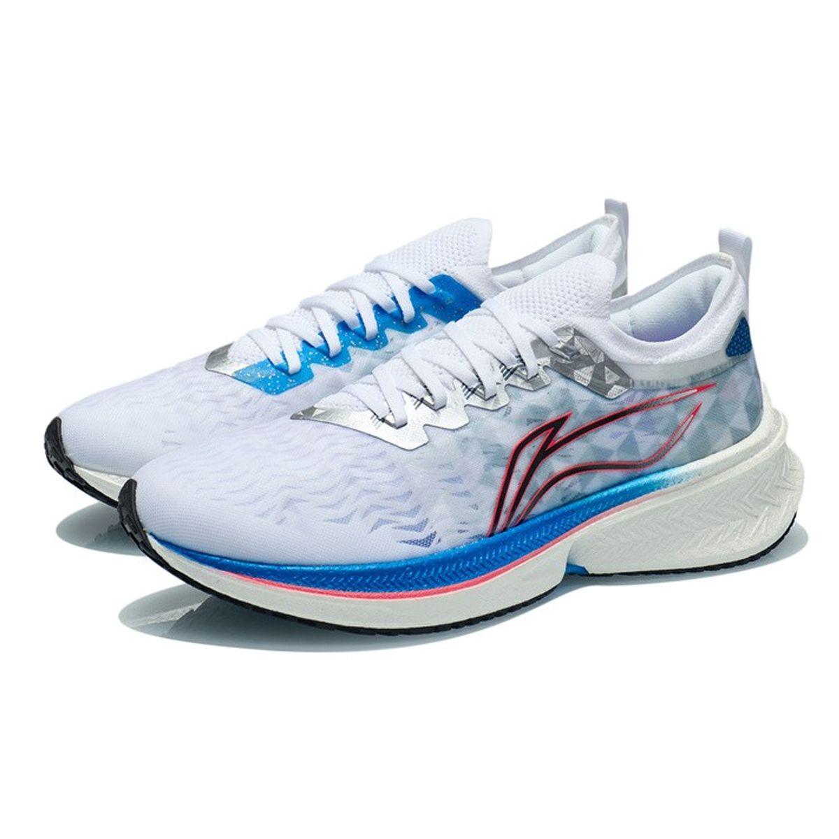 Li-Ning Feidian Discovery Бело-Синие мужские кроссовки Стандарт-Белый ARMR005-9 41 — фото 2