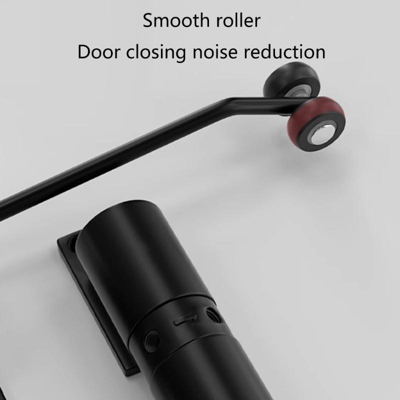Durable Aluminum Alloy Door Closing Device Adjustable Gate Closing System Door Closure Suitable for Wooden & Fire Doors