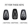 3/4/5 Bottons Genuine Leather Auto Key Fob Cover Case Fit For Changan Unit Unik Cs35Plus Cs55 Plus Cs75 Plus Oshan Auto Accessories