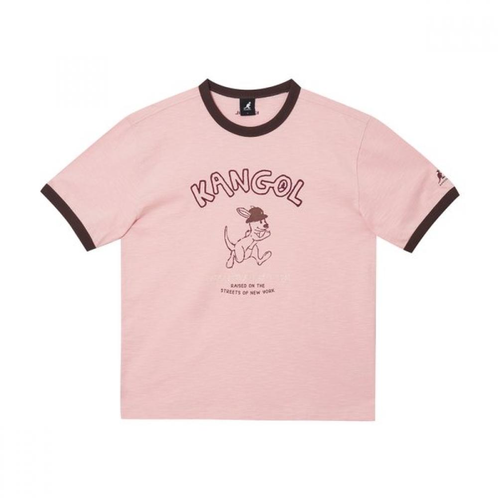 Kangol Rush Ringer T shirT Pink 2827 ME