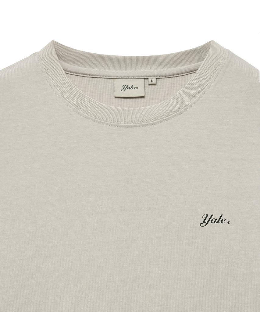 YALE [2Pack] Regular Fit Snell Logo Short Sleeve T-Shirt_White/Warm Gray