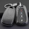 for Chevy Key Fob Cover, ABS Carbon Fiber Pattern Car Key Case Protector for 2016-2020 2023 2024 Chevrolet Malibu Cruze Camaro Traverse Volt Trax