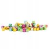 Beads For Bracelets, Colorful Cubes, Metallic Letters, Mix Of