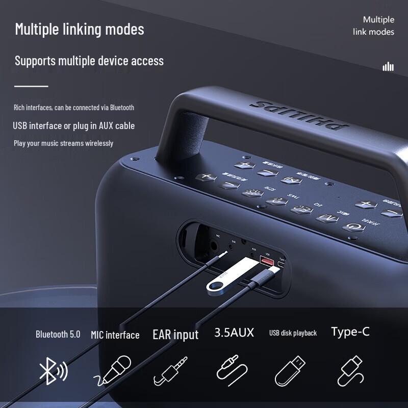 Philips SD228 Portable Bluetooth Speaker