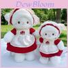 Mushroom Sheep Plush Toy Large Red Hat Garden Style Pillow For Girls And Boys Gift