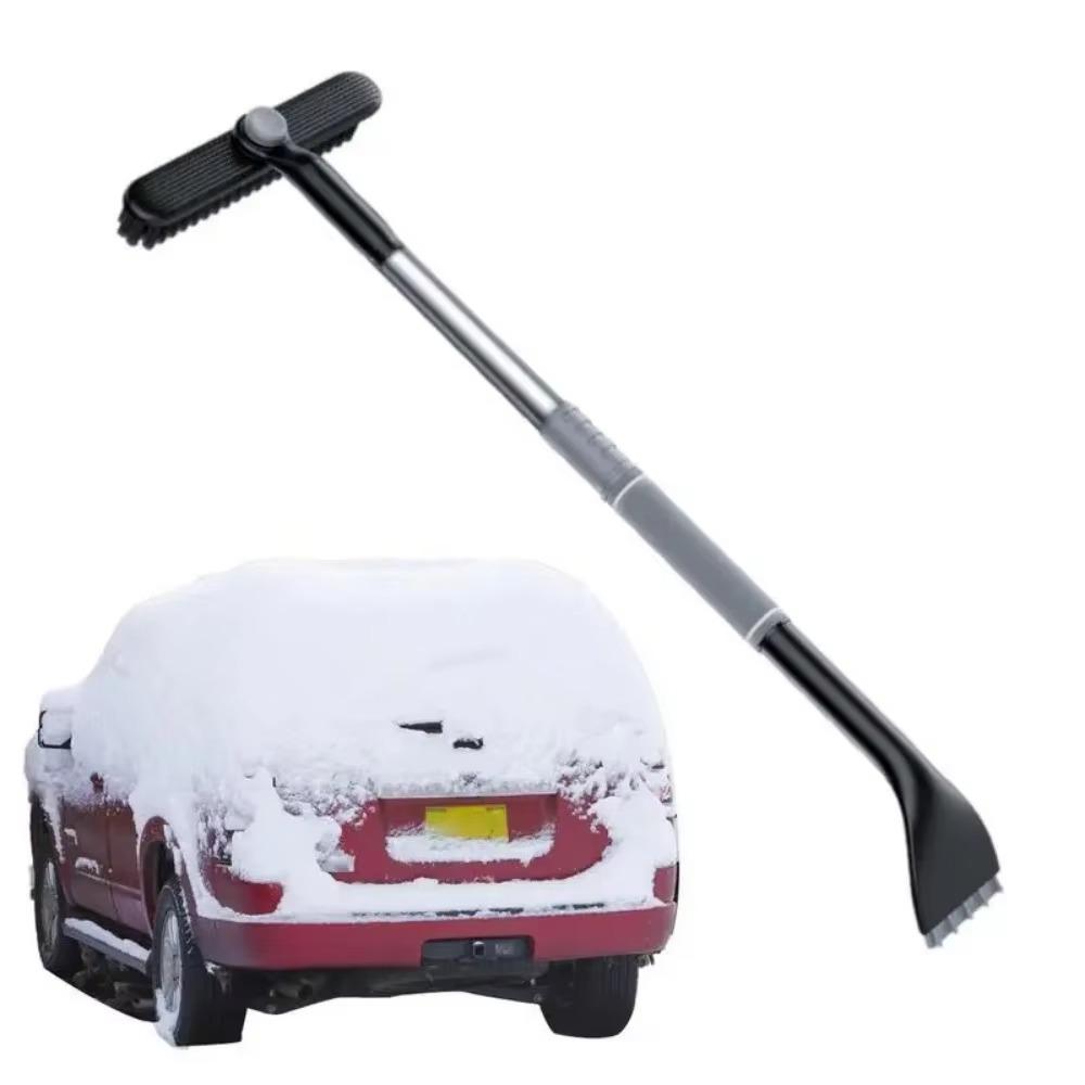 Universal Snow Scraper Brush 2 in 1 Windshield Defrosting Removable and Washable Encrypted Brush Antifreeze Handle Snow Shovel