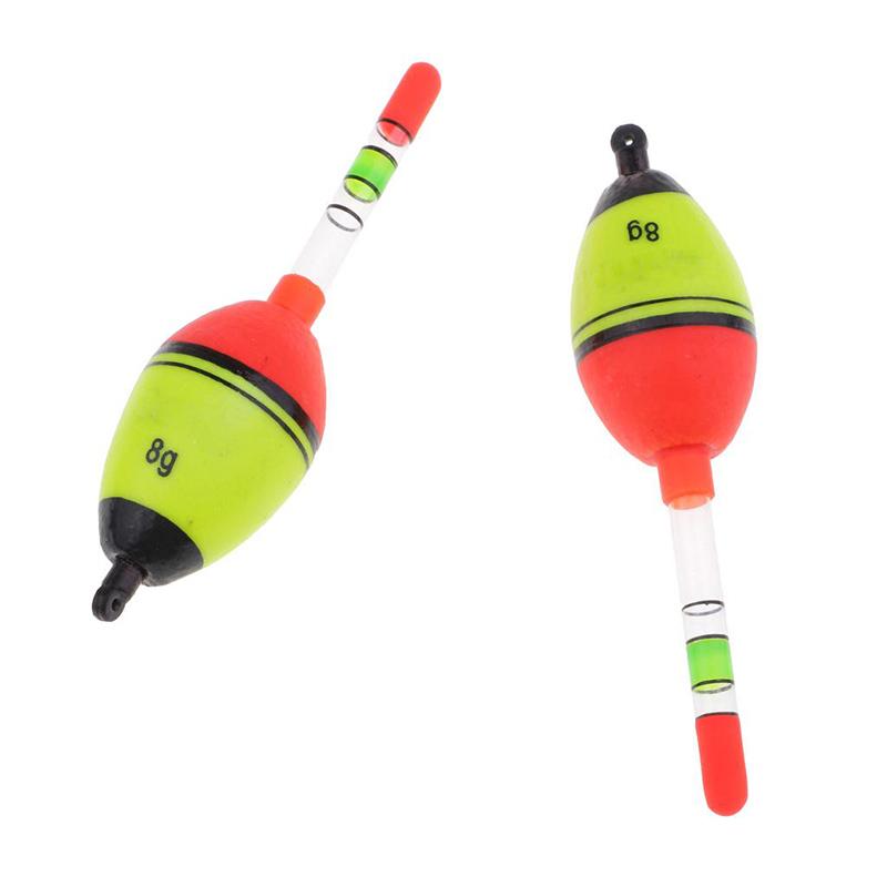 2pcsFishing Float Vertical Rock Buoy Plastic Foam Plastic Bobber Sea Rock Fishing Bobber 5/8/10/15/20/30/40/50/60g