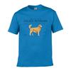 Anatomy Of A Golden Retriever Funny Dog Diagram Unisex Summer Washed Tee Loose Distressed Top