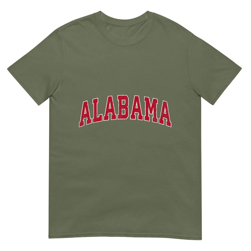Alabama Al Vintage Sports Design Red Design TShirt
