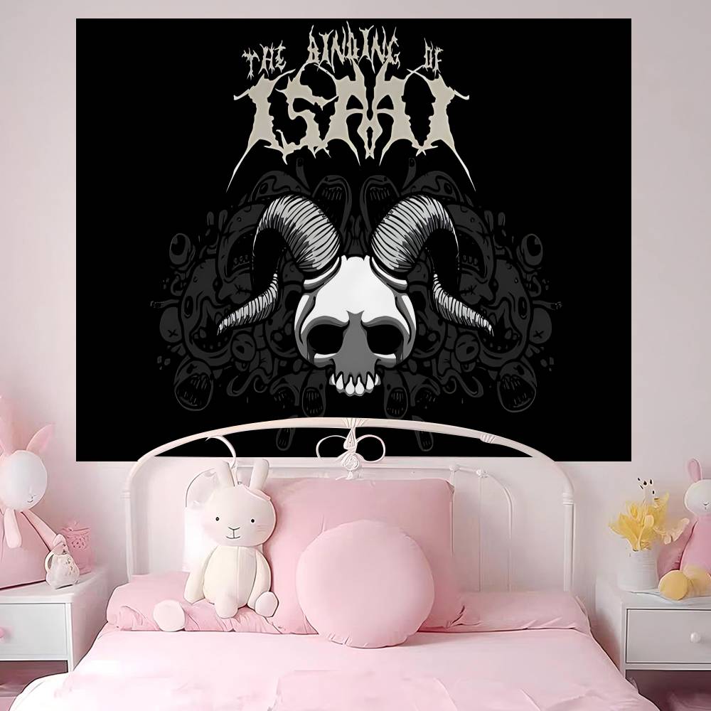 Action Game The Binding Of Isaac Tapestry Art Printing Japanese Wall Tapestry Anime Wall Hanging Home Decor