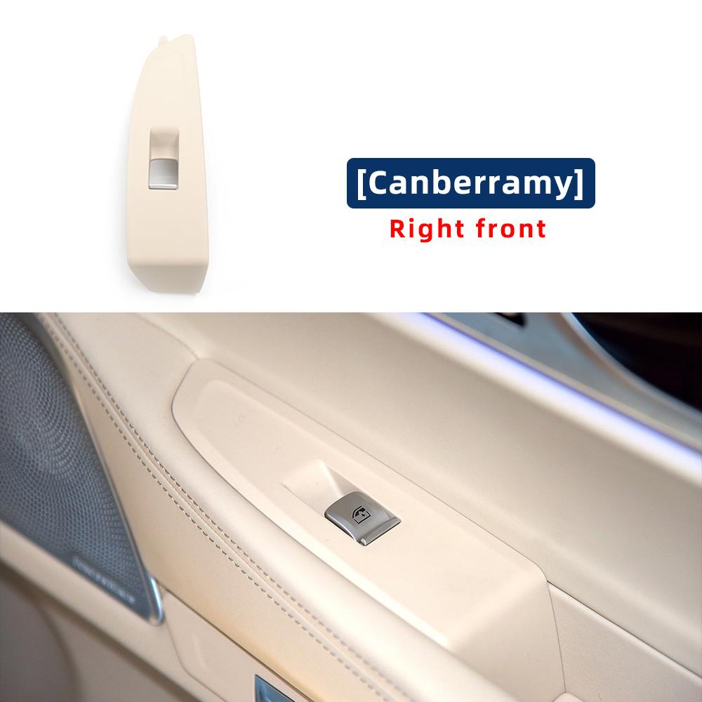LHD Multiple Colors Car Front Left Right Window Lifter Switch Outer Frame Panel Cover For BMW 7  Series G12 2015-2023