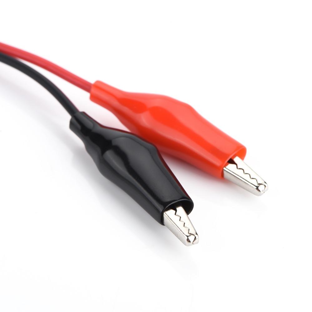 Low Loss Red Black Frequency Cable 50cm Ended Clips Connection Cable Testing Wire Testing Applications