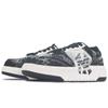 MLB Chunky Liner Low top Skateboard Shoes Unisex Black White 3ASXCA12N-50WHS(Team188-)