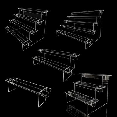 Acrylic Display Stand Display Rack Shelf for Small Objects Figurines Customize Storage Solution