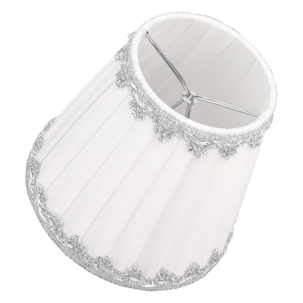 6Pcs Cloth Lampshade Modern Simple Candle Chandelier Light Shade Table Lampshade for Living Room