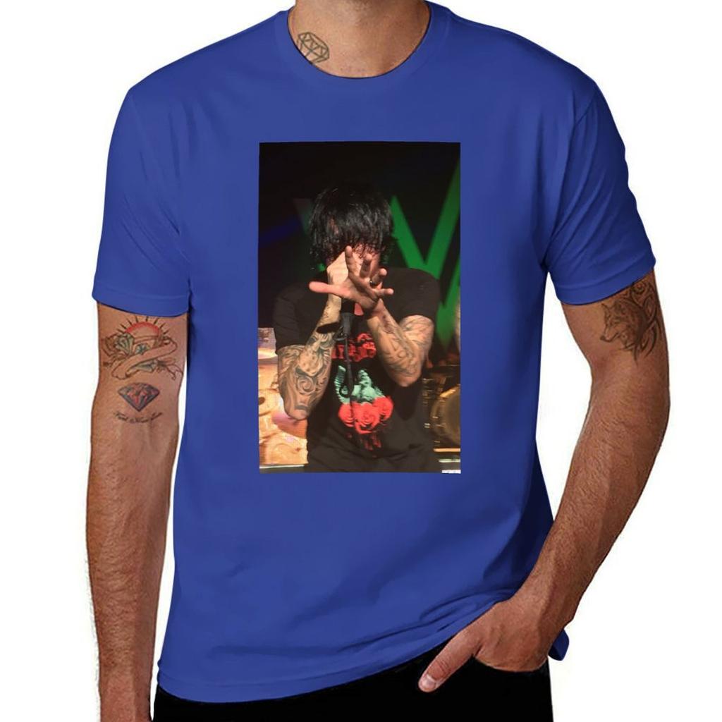 Kellin Quinn Tshirt Summer Tops Anime Clothes T Shirts for Men Cotton