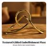 Geometric Knot Sculpture Modern Tabletop Statue Artistic for Office, Minimalists