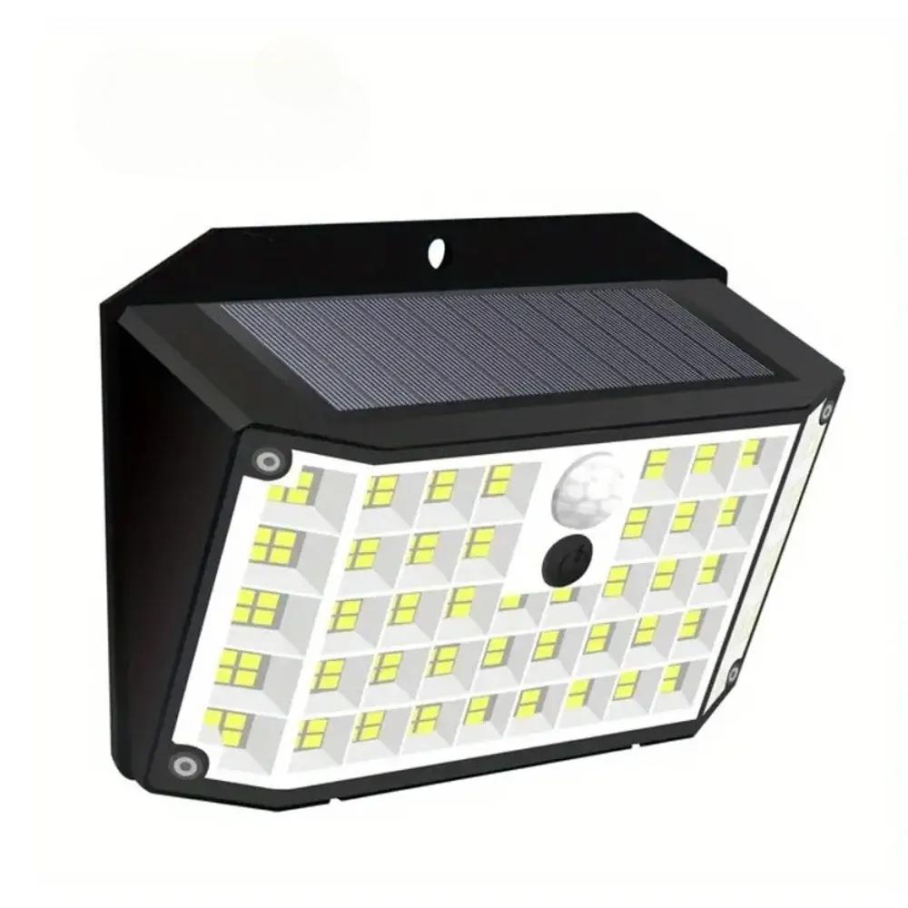 176LED Solar Lights Motion Sensor Solar Powered Flood Lights Waterproof Solar Security Wall Light 3 Modes Outside Backyard Yard