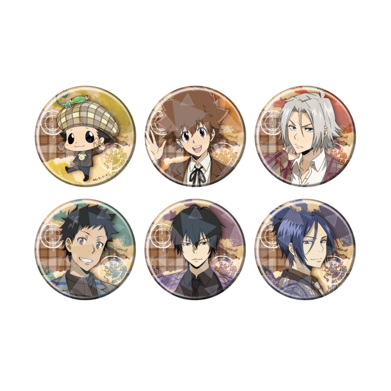 

Katekyo Hitman Reborn 04 [Оригинальная Иллюстрация] Голографический Значок [57 мм] Полный Набор из 6 Наборов в Коробках