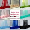 Wedding Atmosphere Swiss Yarn Décor: Engagement, Banquet & Staircase Drapes and Chair Decorations