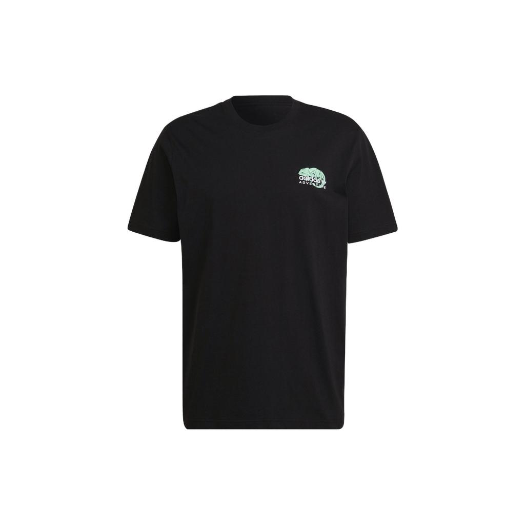 Adidas Originals Pckalot T Shirts Men's Black Crew Neck Moderate Straight Fit HF4762