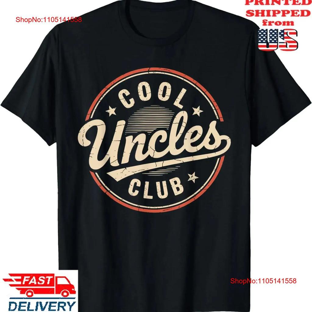 Vintage Cool Uncles Club Funny Uncle Fathers Day T Shirt Vintage Streetwear Graphic Comfortable Stretched Unisex