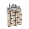 Islamics Home Decors Eid Countdown Calendar 30 Days Drawers LED Lighted Wood Ramadans Advent Calendar for Eid Mubarak