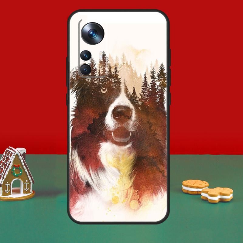 Border Collie Dog Case For Xiaomi 13T Pro 14 Ultra 12 13 Lite 11T 12T POCO F5 M6 X3 X4 X5 X6 Pro F3 M5s Cover