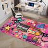 Office Carpet Chair Mat: Vibrant Microphone Design, Perfect for Home Decor, Office Use, and Gifts Suitable for Bedrooms, Living Rooms, and All Rooms