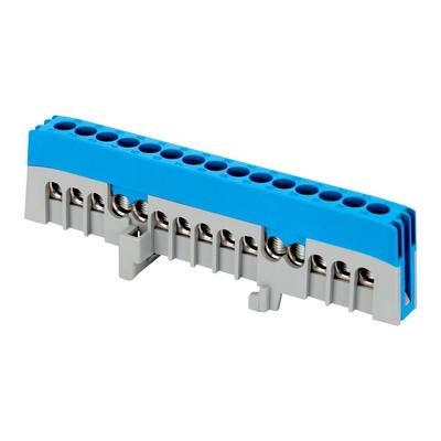 Insulated Terminal Block PRO, , 12 Wires, Brown