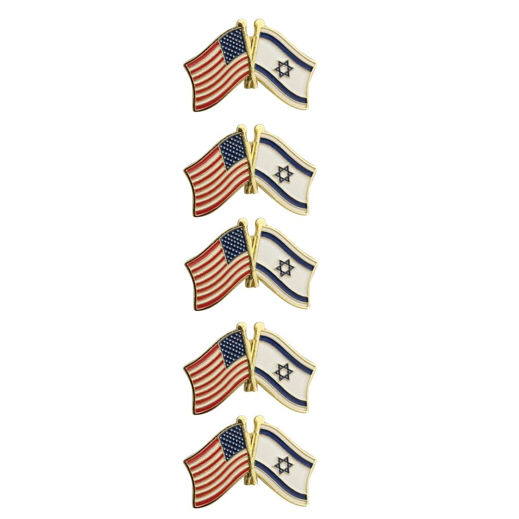 Anstecknadel mit Flagge von Lsrael, Brosche, Abzeichen, Anstecknadel, Kleidungsdekoration, Bekleidungszubehör