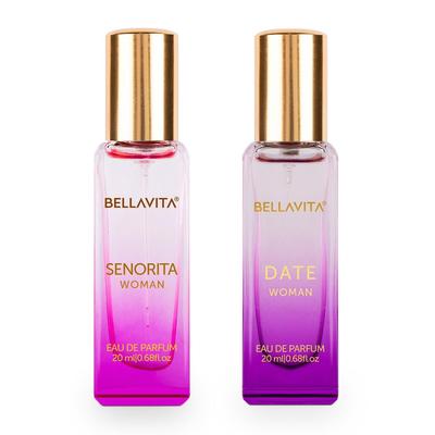 Perfume for Woman | Bella Vita Luxury Date & Senorita Women Long Lasting | Jasmine, Vanilla, Lotus & Musk | Floral, Fruity & Woody