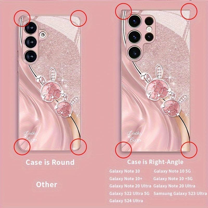 Female Rabbit Hot-selling Exquisite Beautiful PhoneCase Glass PhoneCase for Samsung Galaxy S26 S25 S24 S23 S22 FE Ultra Plus