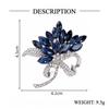 Moran Kristallen Bloemenboeket Broche Vrouwelijk, High-end Mode Diamant-ingelegde Kleding Accessoires Broche Speld