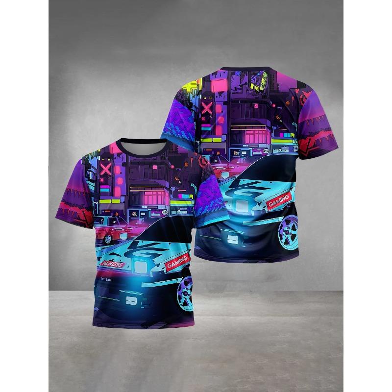 Fashion Printed Crew Neck Short Sleeve Casual Children's Clothing Crew Neck T-Shirts Boys