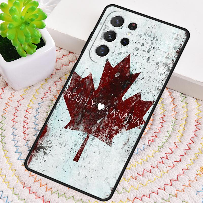 Canada Flag Maple Leaf Red Phone Case for Samsung Galaxy Note 10 Pro S26 Ultra S23 S24 FE S25 S21 S22 PLUS Shockproof Cove