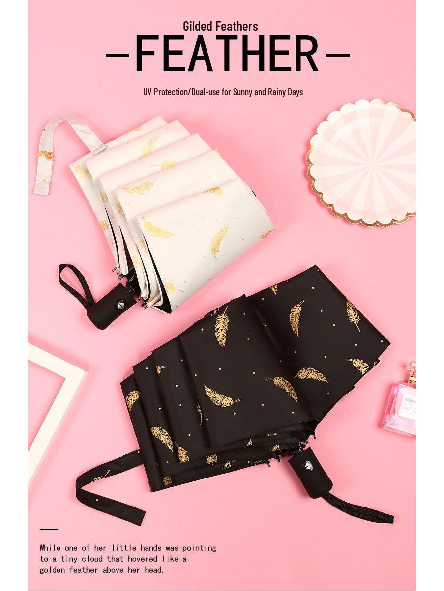 

**Компактный складной зонт от солнца и дождя с УФ-защитой**