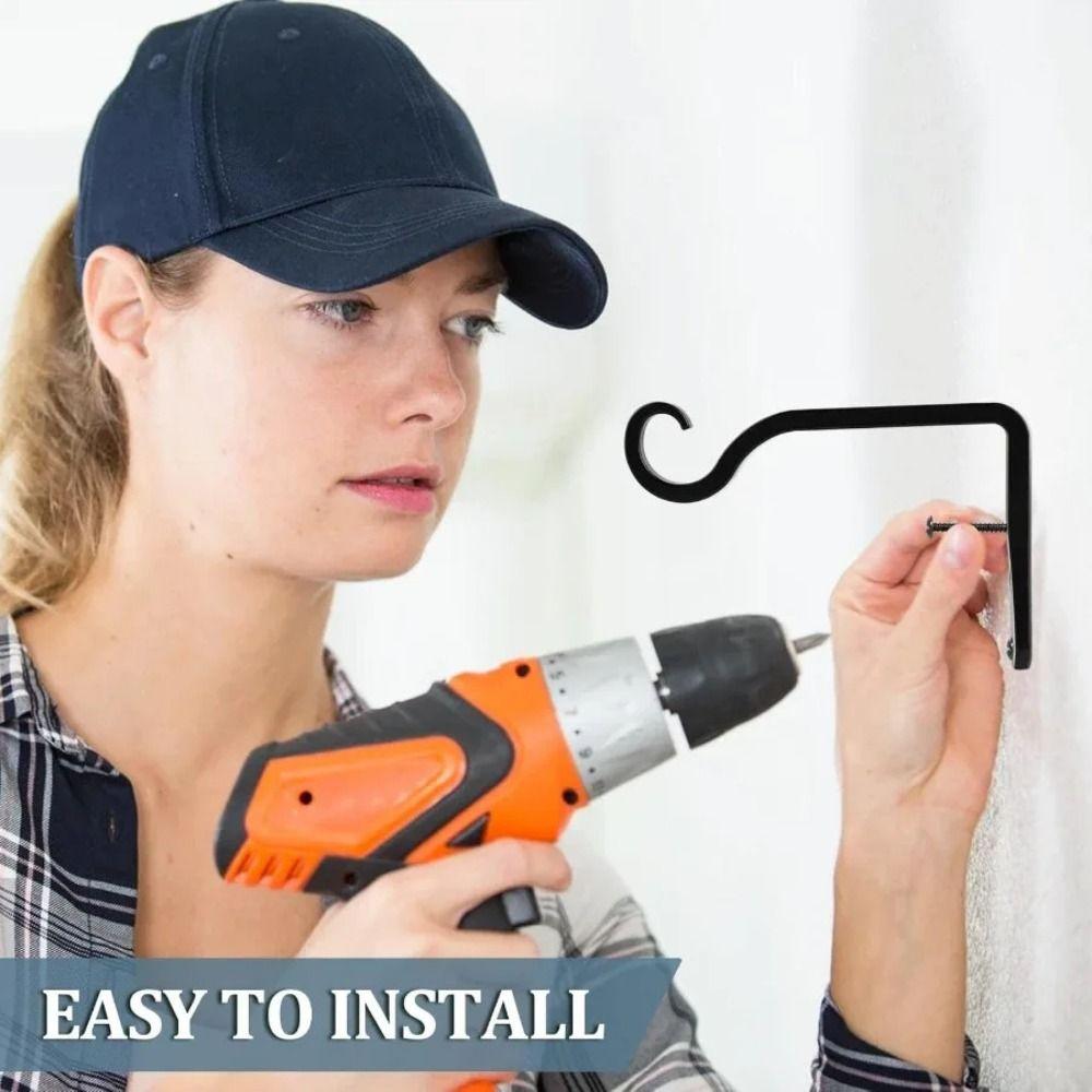 Handmade Plant Support Hanger Multi-purpose Wall Plant Holder Hanging Plant Stand Hooks  Bathroom