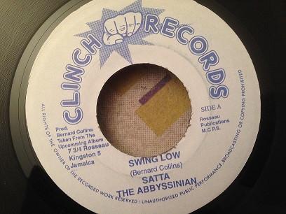 

7inch Record JAH SATTA - Swing Low none Clinch Records Jamaica Reggae, Ska & Dub Used