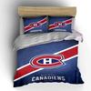 Juego de Ropa de Cama Montreal Canadiens Juego de Ropa de Cama Funda Nórdica Funda Nórdica Fundas de Almohada (1 * Funda de edredón 2 * Fundas de almohada, sin relleno de edredón)