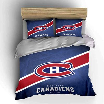 Σετ Κλινοσκεπασμάτων Montreal Canadiens Σετ Κλινοσκεπασμάτων Κάλυμμα Παπλώματος Σετ Καλύμματα Μαξιλαριών (1 * Κάλυμμα Παπλώματος 2 * Μαξιλαροθήκες, χωρίς εσωτερικό παπλώματος)