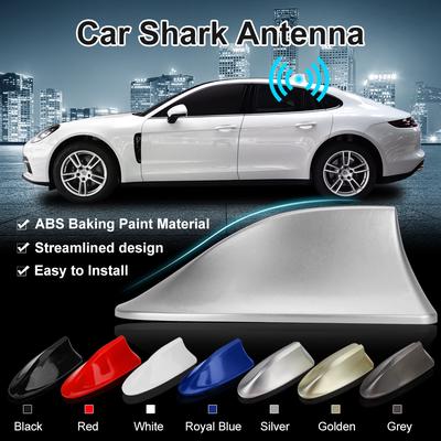 1Pc Car Radio Shark Fin Car Shark Antenna Radio FM Signal Design For All Cars Aerials Antenna Car Styling