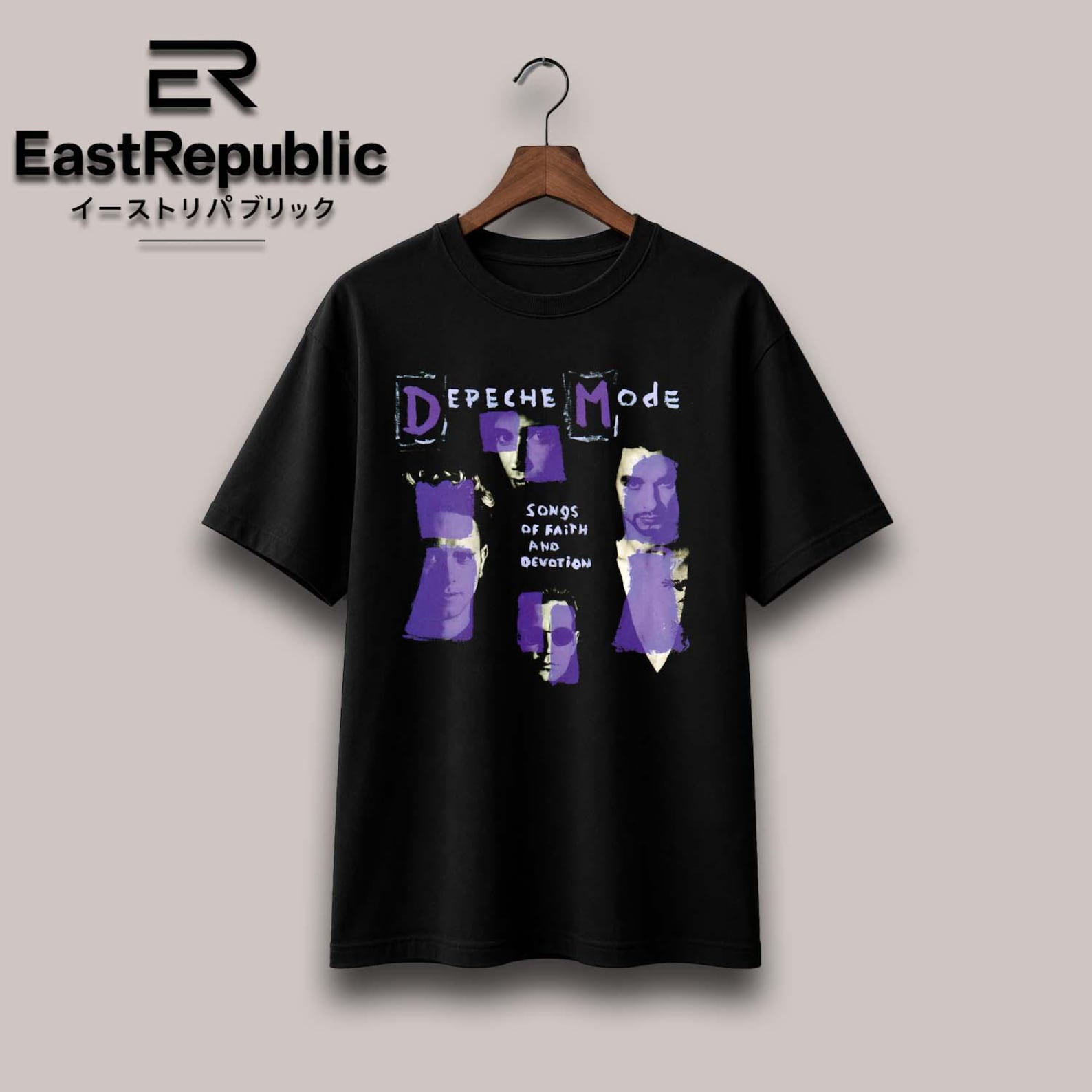 Depeche Mode Shirt, 1987 Music for the Masses Tee, Retro Album Graphic Shirt 3XL
